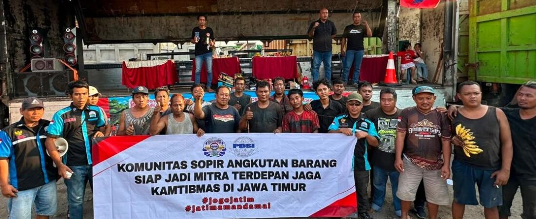 Komunitas Sopir Angkutan Barang Ramaikan HUT Kemerdekaan RI ke-81 dan Deklarasikan Komitmen Jaga Kamtibmas